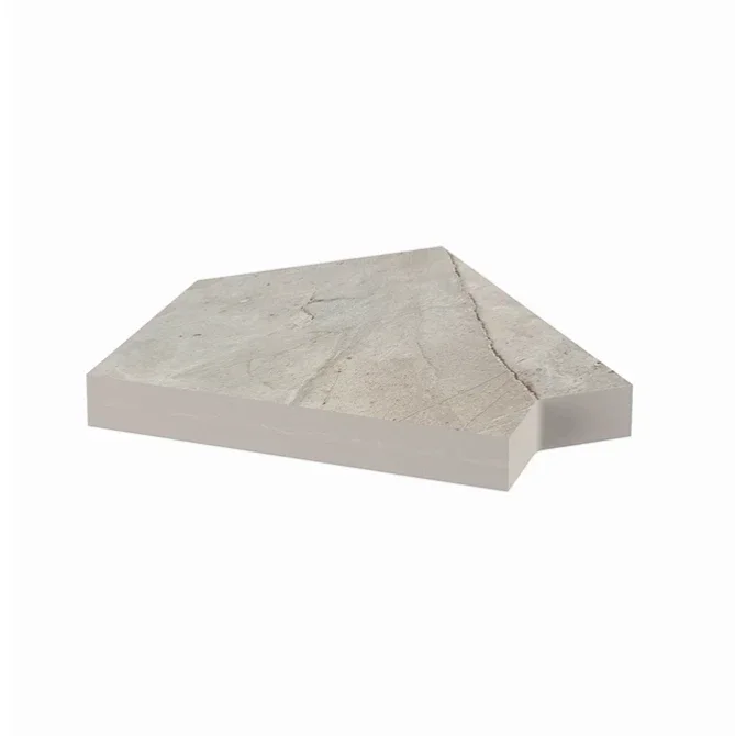Beige Stone Porselen Monoblok Hidden Izgara 45° Kose