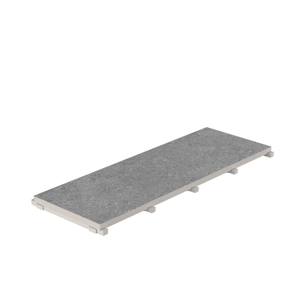 Cement Grey Porselen Monoblok Hidden Izgaralar