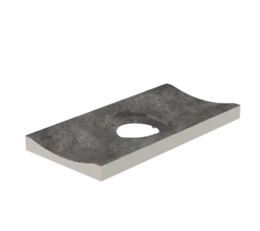 Pool Garden Anthracite Porselen Delikli Yagmur Kanali