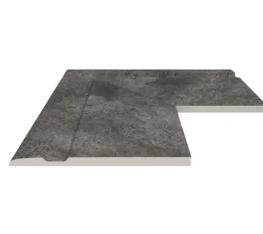 Pool Garden Anthracite Porselen Tutamak 90° Dis kose