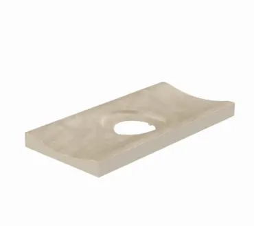 Pool Garden Beige Porselen Delikli Yagmur Kanali