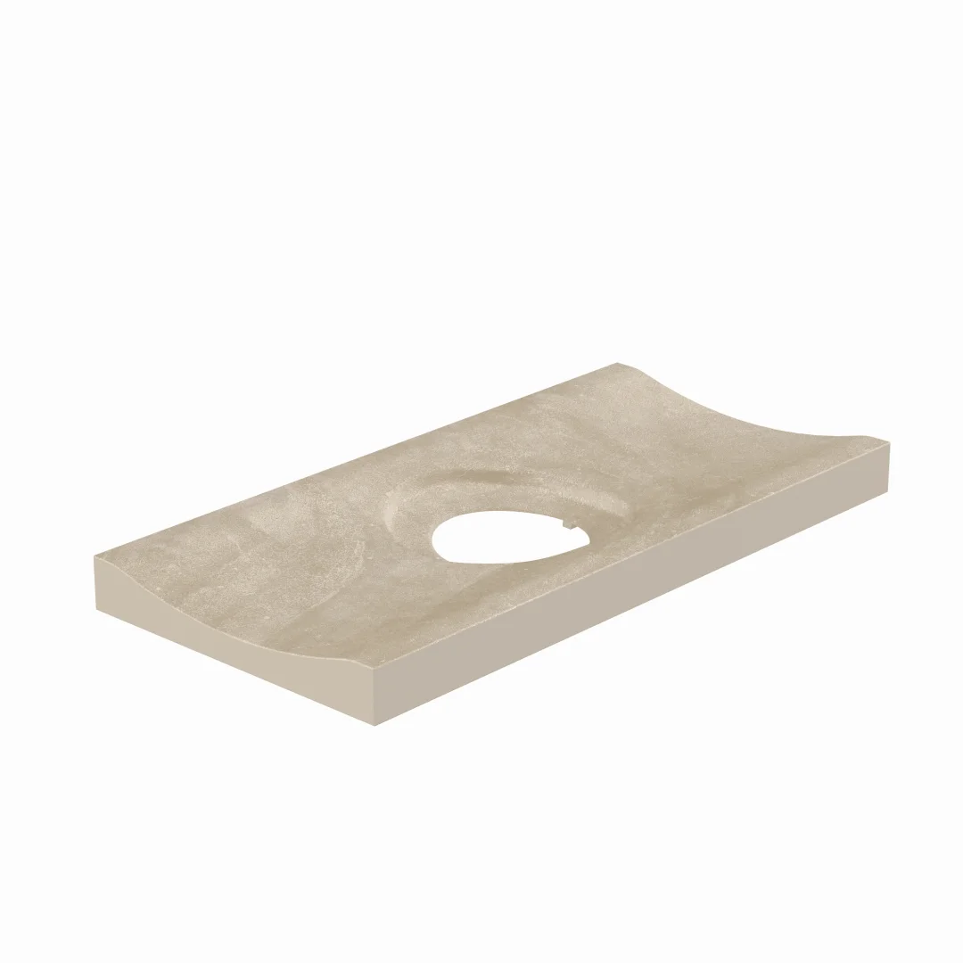 Pool Garden Beige Porselen Delikli Yagmur Kanali