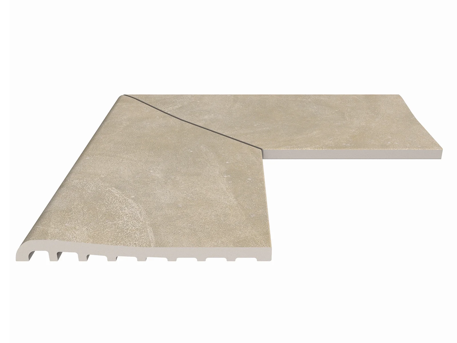 Pool Garden Beige Porselen Flat Tutamak 90° Dis kose