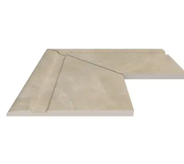 Pool Garden Beige Porselen Tutamak 90° Dis kose