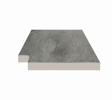 Pool Garden Grey Porselen Monoblok Hidden Izgara 90° Kose