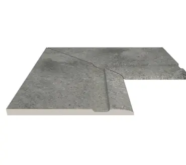 Pool Garden Grey Porselen Tutamak 90° Ic kose