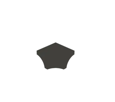 Serapool Relax Black & Black Disbukey Ayak 4x4 cm