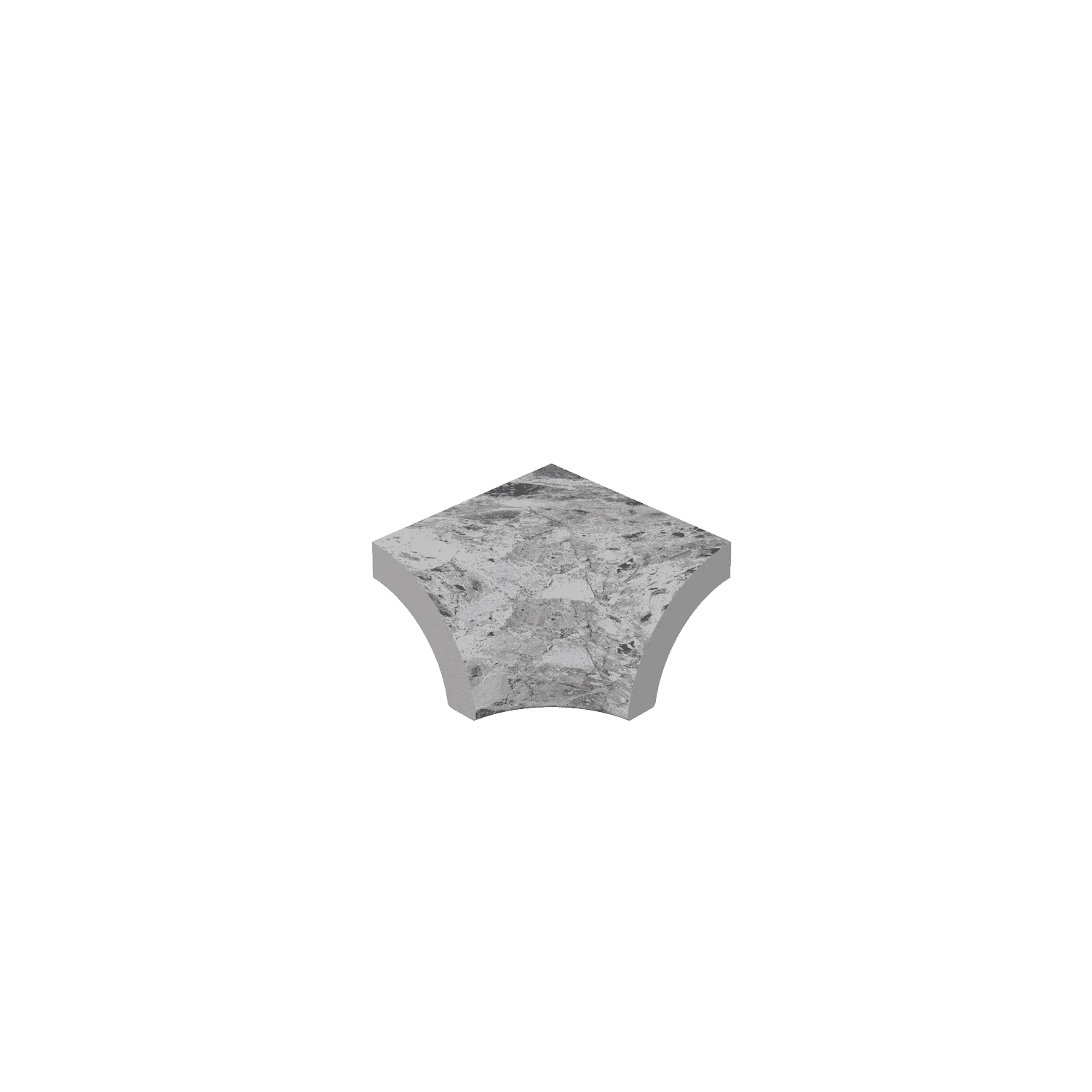 Serapool Relax Ceppo Terrazo Grey Disbukey Ayak 4x4 cm