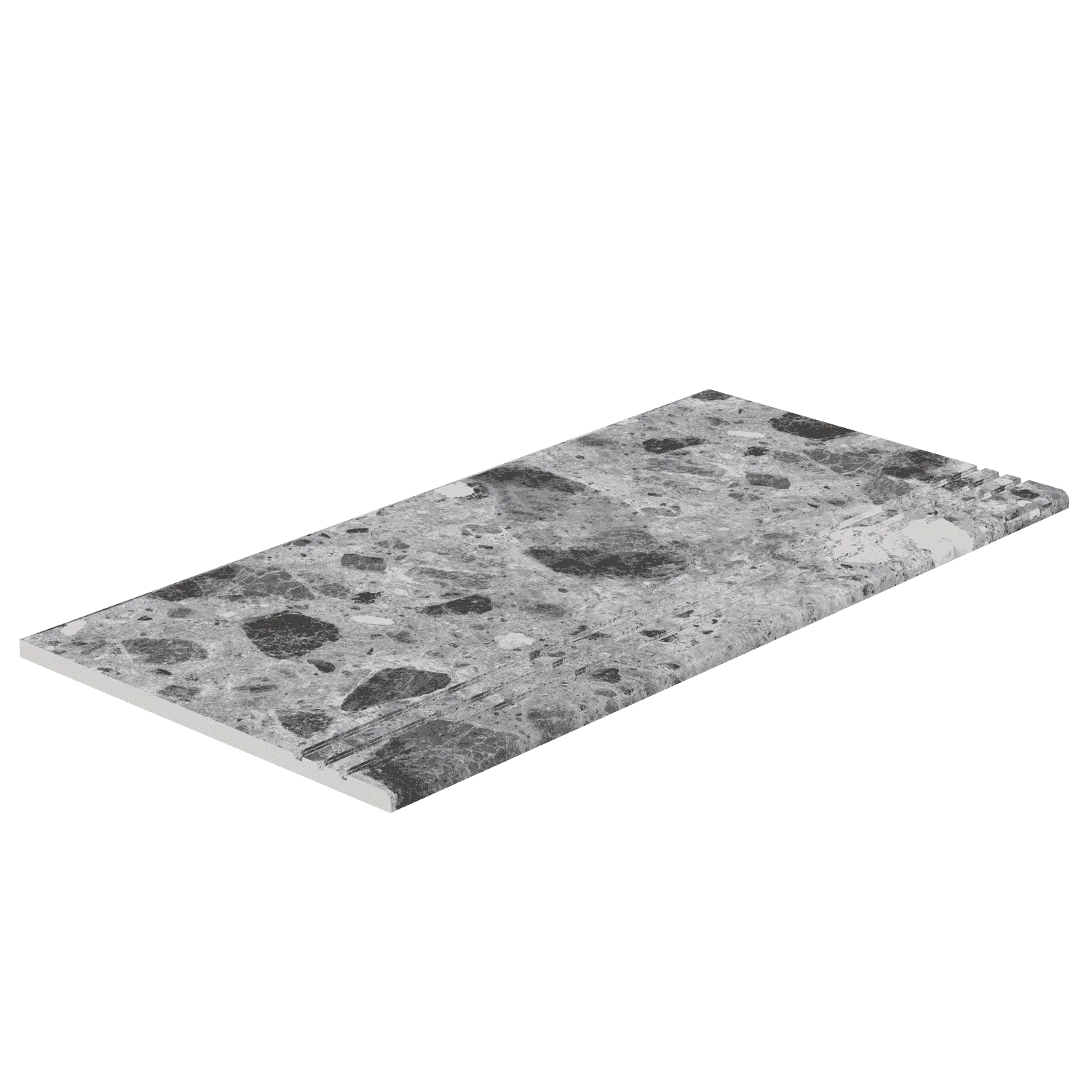 Serapool Relax Ceppo Terrazo Grey Merdiven Kaymazi