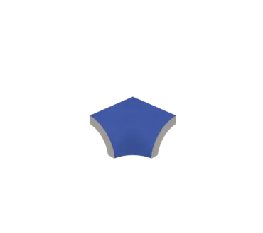 Serapool Relax Pastel Cobalt Disbukey Ayak 4x4 cm